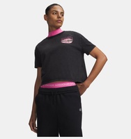 Kadın UA HB Run Heavyweight Wash Tour Kısa Kollu T-shirt