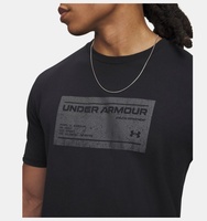 Erkek UA Box Label Kısa Kollu T-shirt