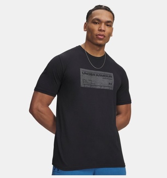 Erkek UA Box Label Kısa Kollu T-shirt