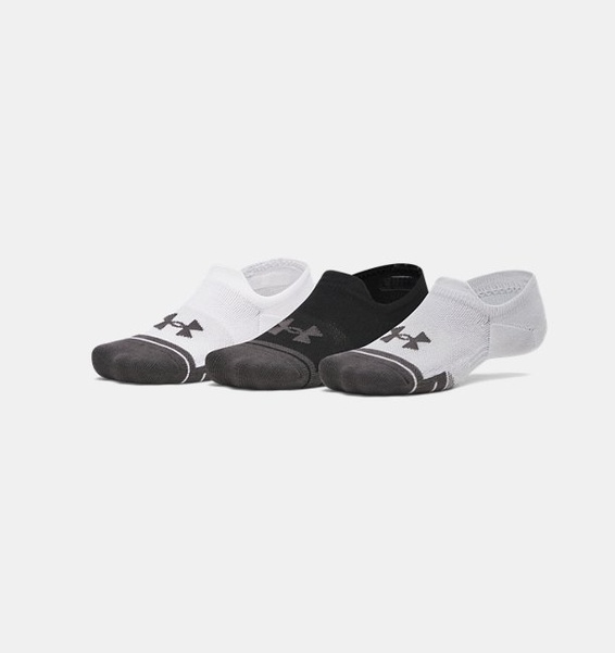Gri Unisex UA Perf Tech 3'lü Çorap