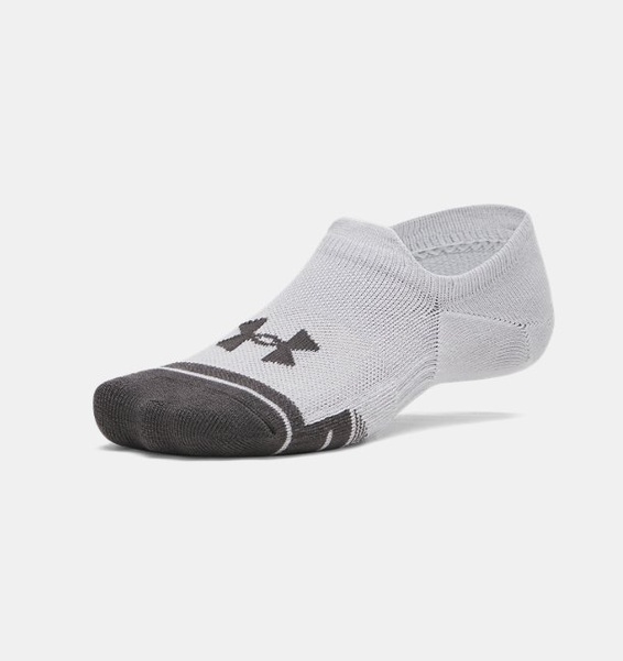 Gri Unisex UA Perf Tech 3'lü Çorap