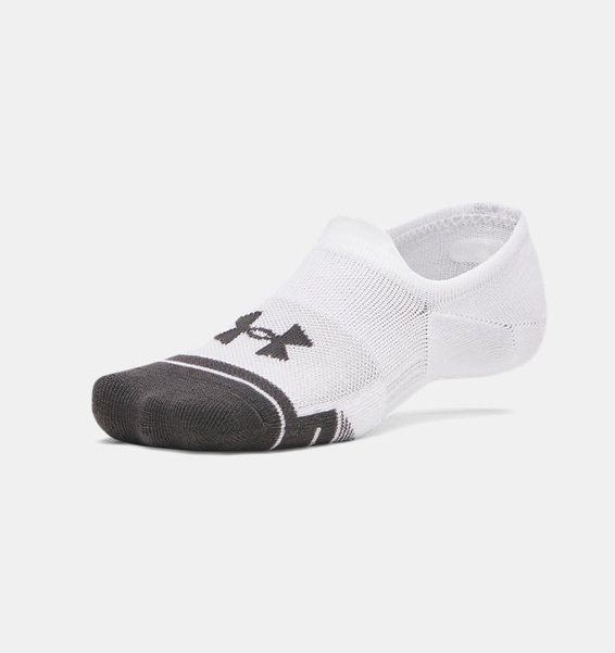 Beyaz Unisex UA Perf Tech 3'lü Çorap