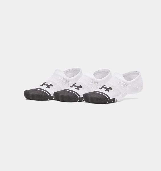 Beyaz Unisex UA Perf Tech 3'lü Çorap