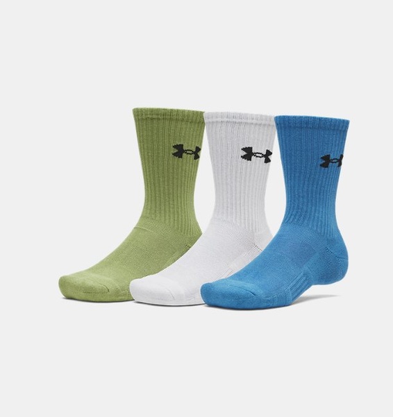 Mavi Unisex UA Performance Cotton 3'lü Çorap