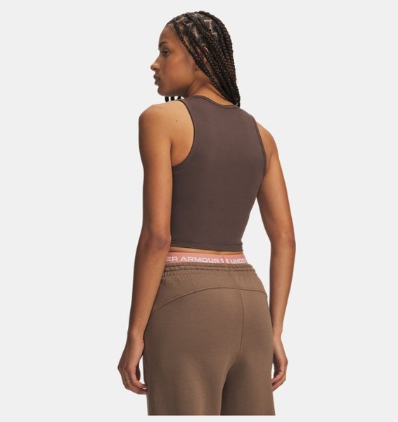 Kahverengi Kadın UA Seamless Cotton Hand Atlet