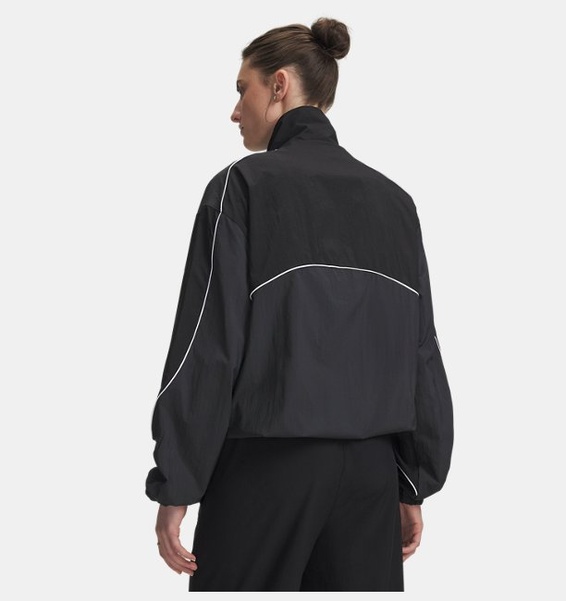 Siyah Kadın UA Unstoppable Woven Wind Ceket