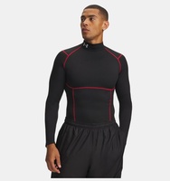 Erkek UA Coldgear Elite Compression Mock Uzun Kollu T-Shirt