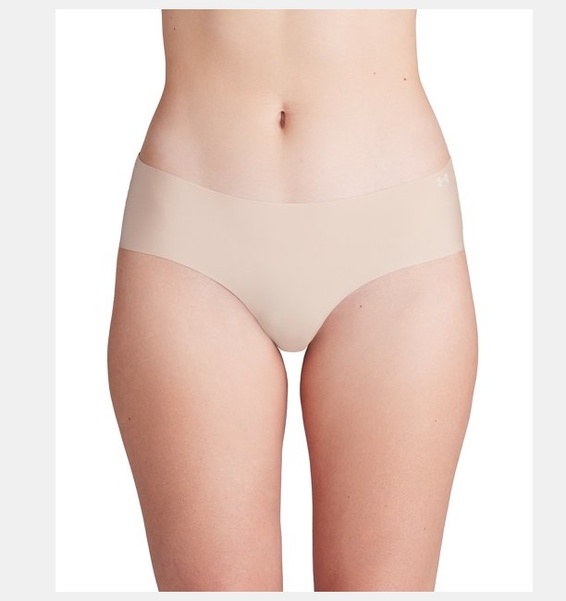 Krem Kadın UA Pure Stretch İz Yapmayan 3'lü Tanga