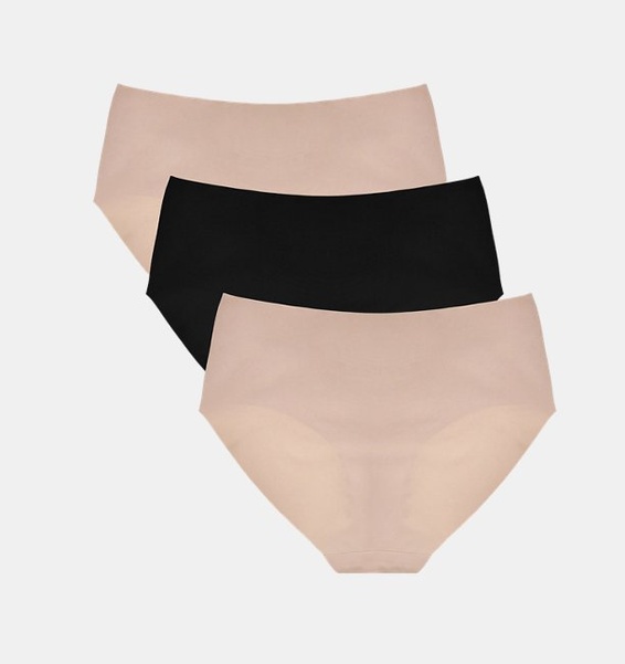 Krem Kadın UA Pure Stretch İz Yapmayan 3'lü Tanga
