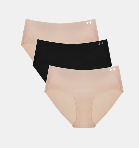 Krem Kadın UA Pure Stretch İz Yapmayan 3'lü Tanga