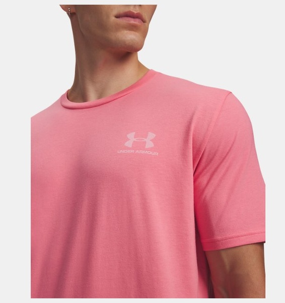 Pembe Erkek UA Sportstyle LC Kısa Kollu T-shirt