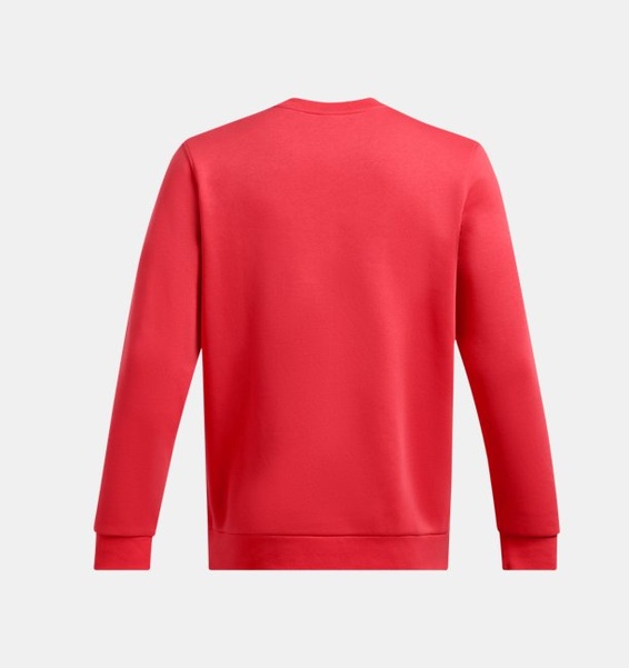 Kırmızı Erkek UA Icon Fleece Bisiklet Yaka Sweatshirt