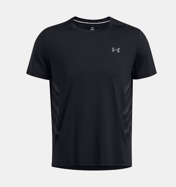 Siyah Erkek UA Launch Elite Graphic Kısa Kollu T-shirt