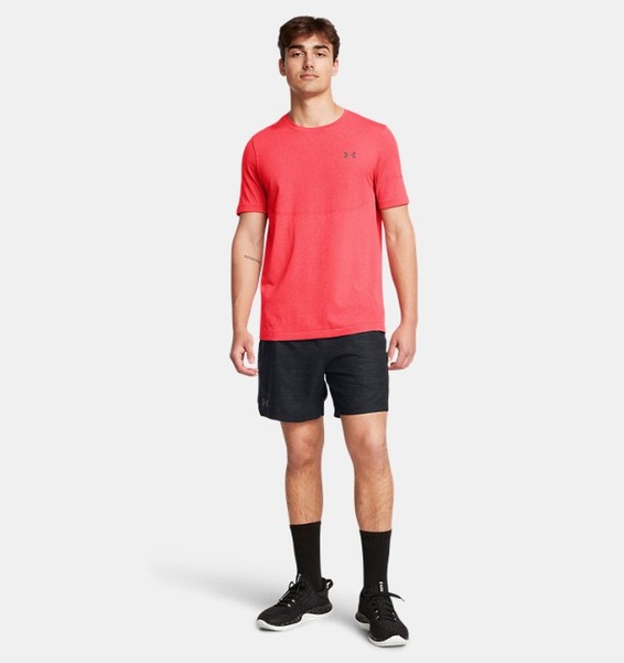 Kırmızı Erkek UA Vanish Elite Dikişsiz Kısa Kollu T-shirt