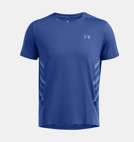 Mavi Erkek UA Launch Elite Graphic Kısa Kollu T-shirt