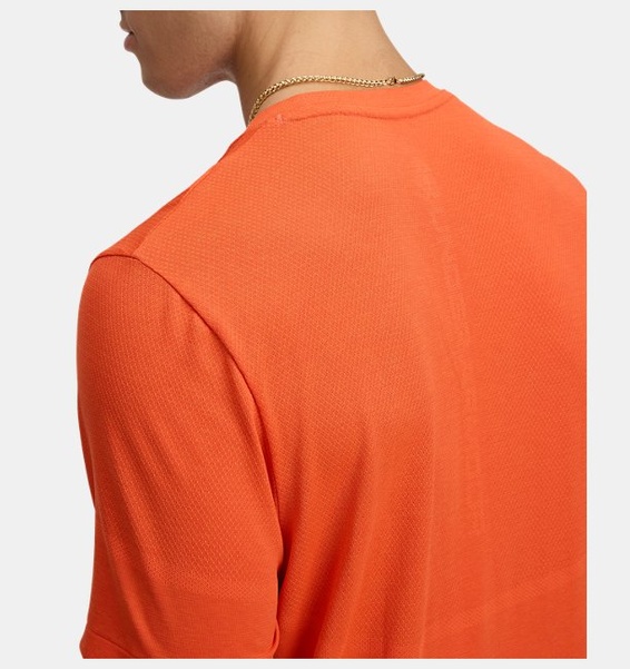 Kırmızı Erkek UA Vanish Elite Dikişsiz Kısa Kollu T-shirt