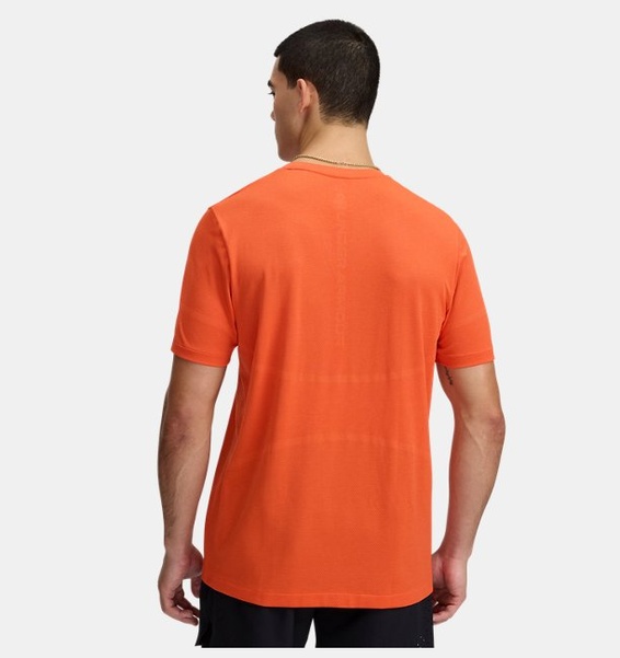 Kırmızı Erkek UA Vanish Elite Dikişsiz Kısa Kollu T-shirt