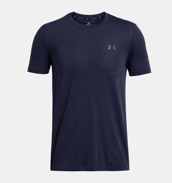 Lacivert Erkek UA Vanish Elite Dikişsiz Kısa Kollu T-shirt