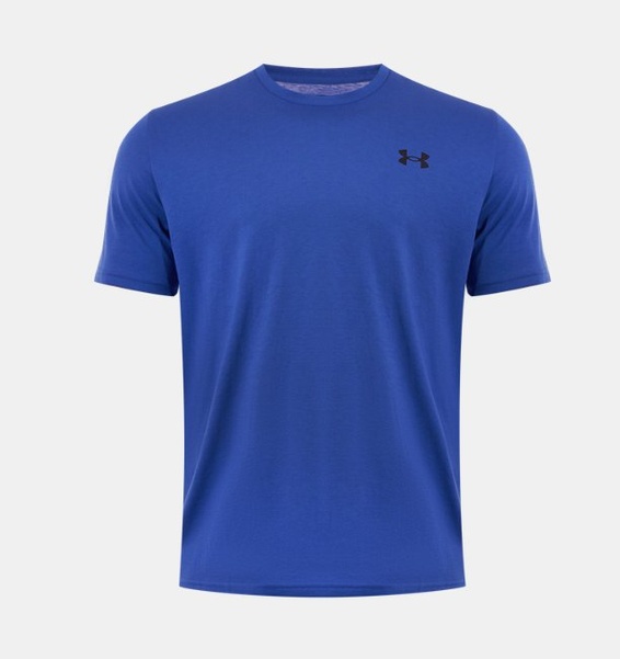 Mavi Erkek UA Left Chest Lockup Kısa Kollu T-shirt