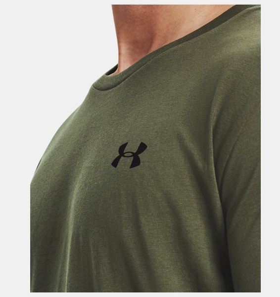 Yeşil Erkek UA Left Chest Lockup Kısa Kollu T-shirt