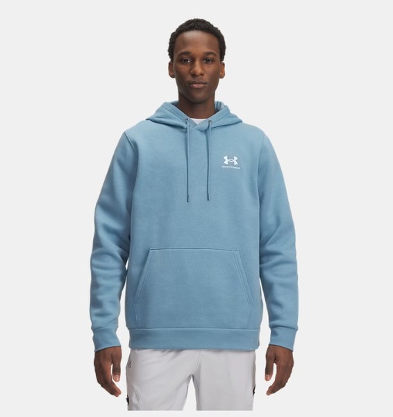 Mavi Erkek UA Icon Fleece Kapüşonlu Üst