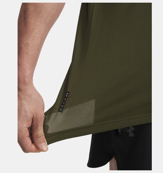 Yeşil Erkek UA Vanish Elite Dikişsiz Kısa Kollu T-shirt