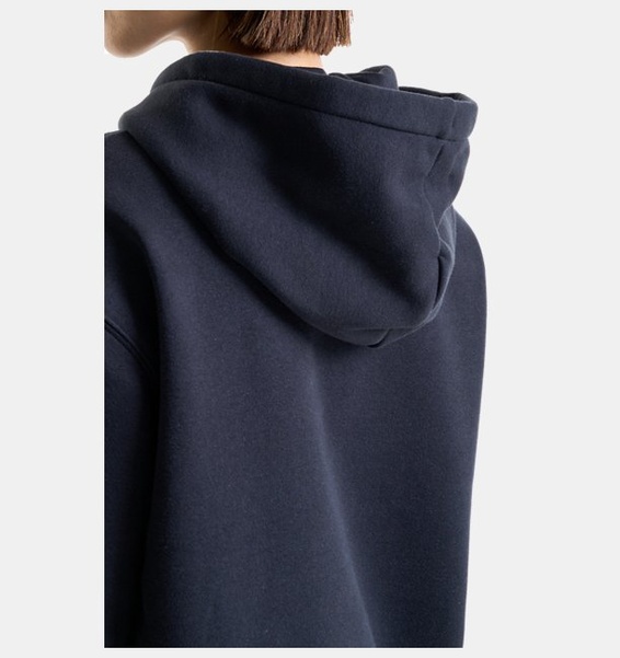 Siyah Kadın UA Essential Fleece Kapüşonlu Üst