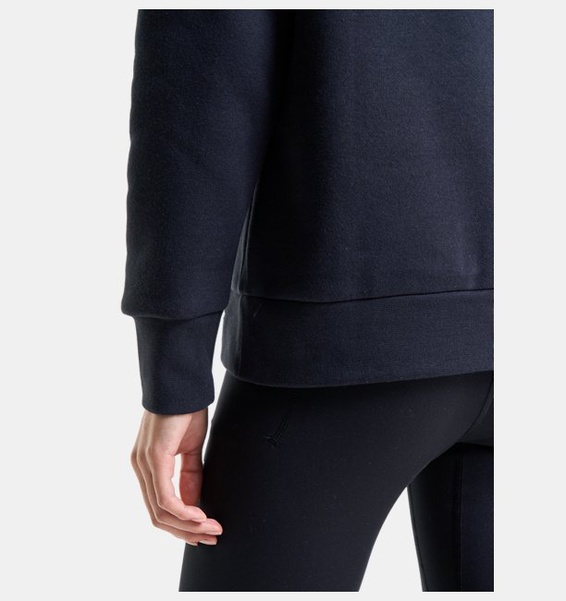 Siyah Kadın UA Essential Fleece Kapüşonlu Üst