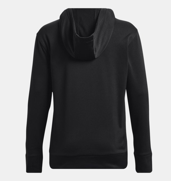 Siyah Kadın Armour Fleece® Left Chest Kapüşonlu Üst