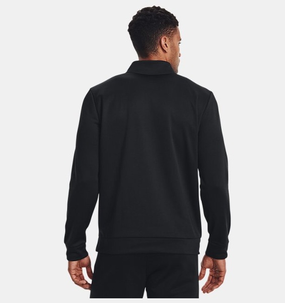 Siyah Erkek UA Armour Fleece 1/4 Fermuarlı Sweatshirt