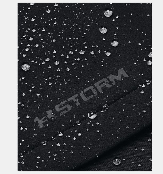 Siyah Erkek UA Storm Daytona Tam Boy Fermuarlı Sweatshirt