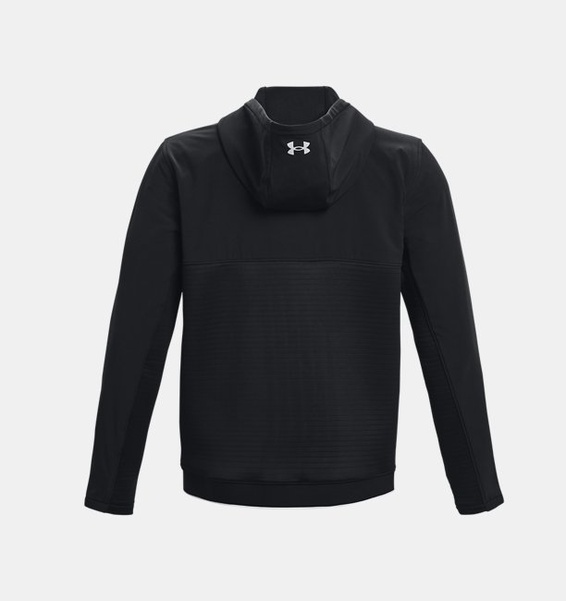 Siyah Erkek UA Storm Daytona Tam Boy Fermuarlı Sweatshirt