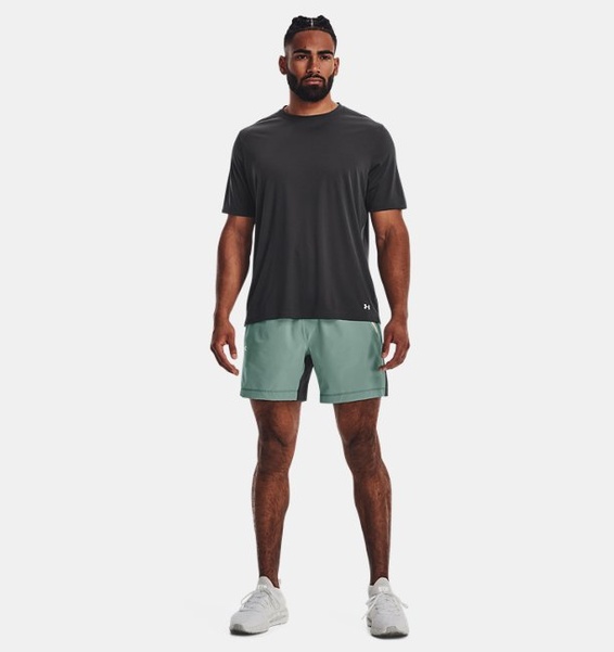 Gri Erkek UA Terrain Kısa Kollu T-shirt