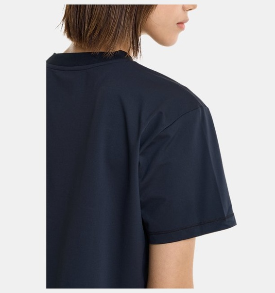 Siyah Kadın UA Meridian Kısa Kollu T-shirt