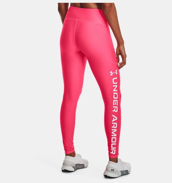 Pembe Kadın HeatGear® Tam Boy Tayt