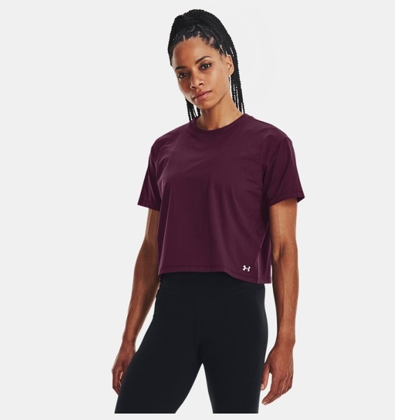 Mor Kadın UA Meridian Kısa Kollu T-shirt