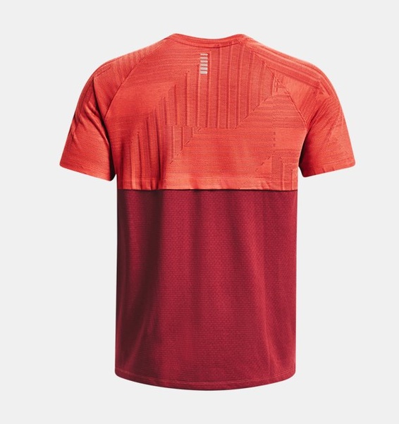 Kırmızı Erkek UA Streaker Deco Diamond Kısa Kollu T-shirt