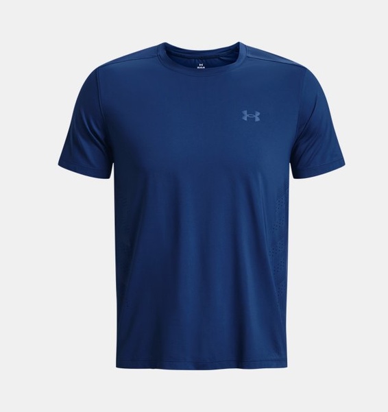 Mavi Erkek UA Launch Elite Graphic Kısa Kollu T-shirt