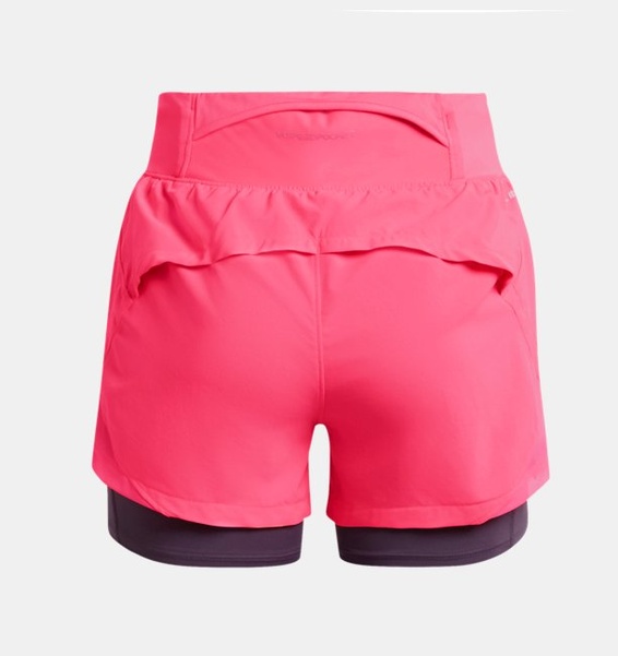 Pembe Kadın UA Launch Pro 2-in-1 Şort