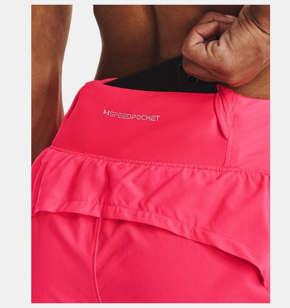 Pembe Kadın UA Launch Pro 2-in-1 Şort