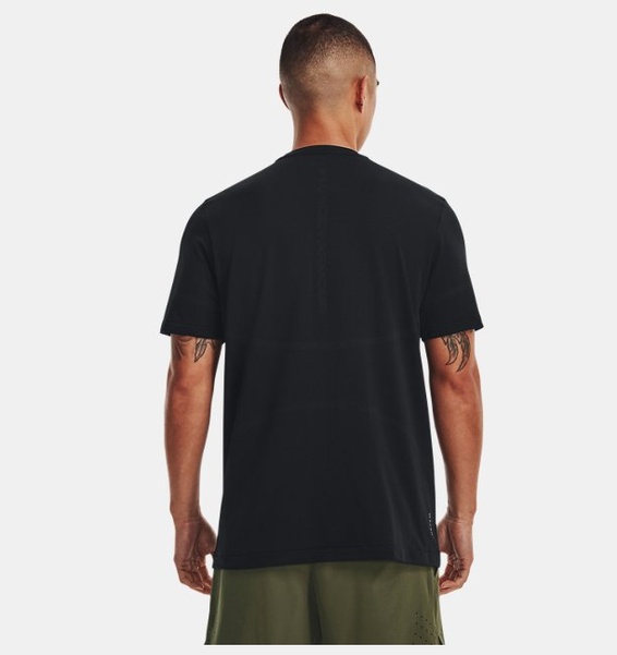 Siyah Erkek UA Vanish Elite Dikişsiz Kısa Kollu T-shirt