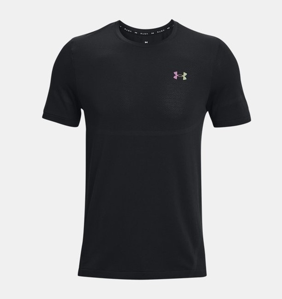 Siyah Erkek UA Vanish Elite Dikişsiz Kısa Kollu T-shirt