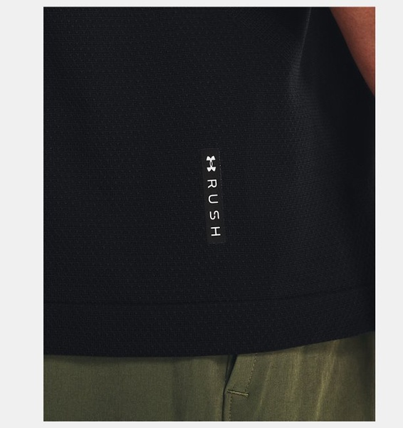 Siyah Erkek UA Vanish Elite Dikişsiz Kısa Kollu T-shirt