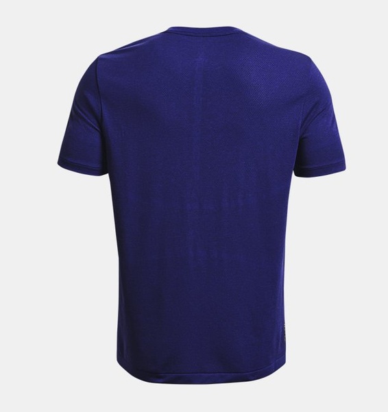 Mavi Erkek UA Vanish Elite Dikişsiz Kısa Kollu T-shirt