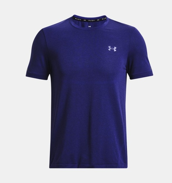 Mavi Erkek UA Vanish Elite Dikişsiz Kısa Kollu T-shirt