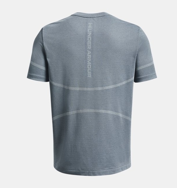 Mavi Erkek UA Vanish Elite Dikişsiz Kısa Kollu T-shirt