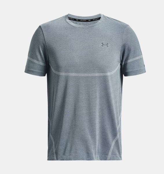 Mavi Erkek UA Vanish Elite Dikişsiz Kısa Kollu T-shirt