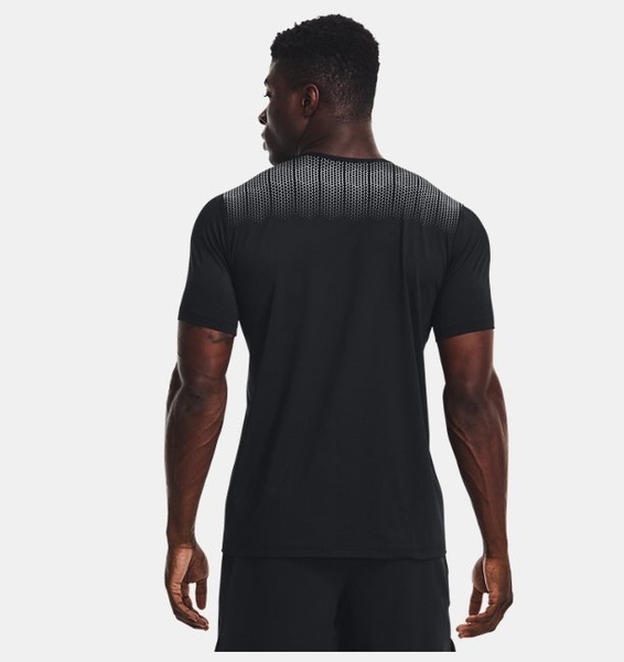 Siyah Erkek UA ArmourBaskılı Kısa Kollu T-shirt