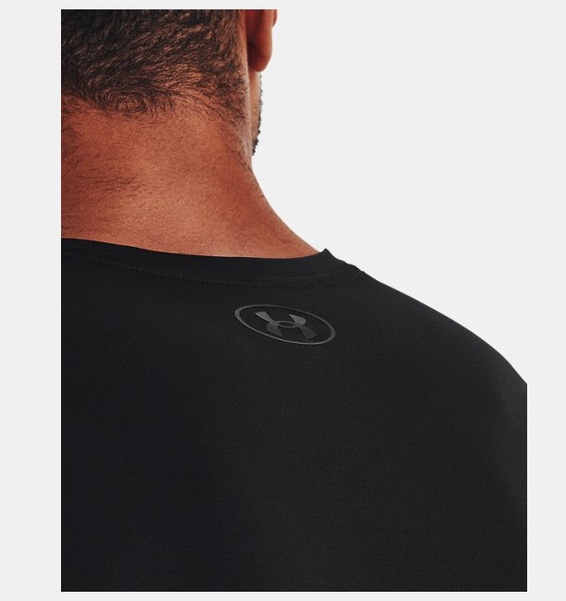 Siyah Erkek UA Tech Vent Kısa Kollu T-shirt