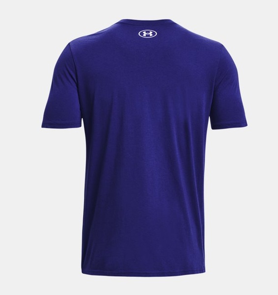 Mavi Erkek UA Camo Chest Stripe Kısa Kollu T-shirt